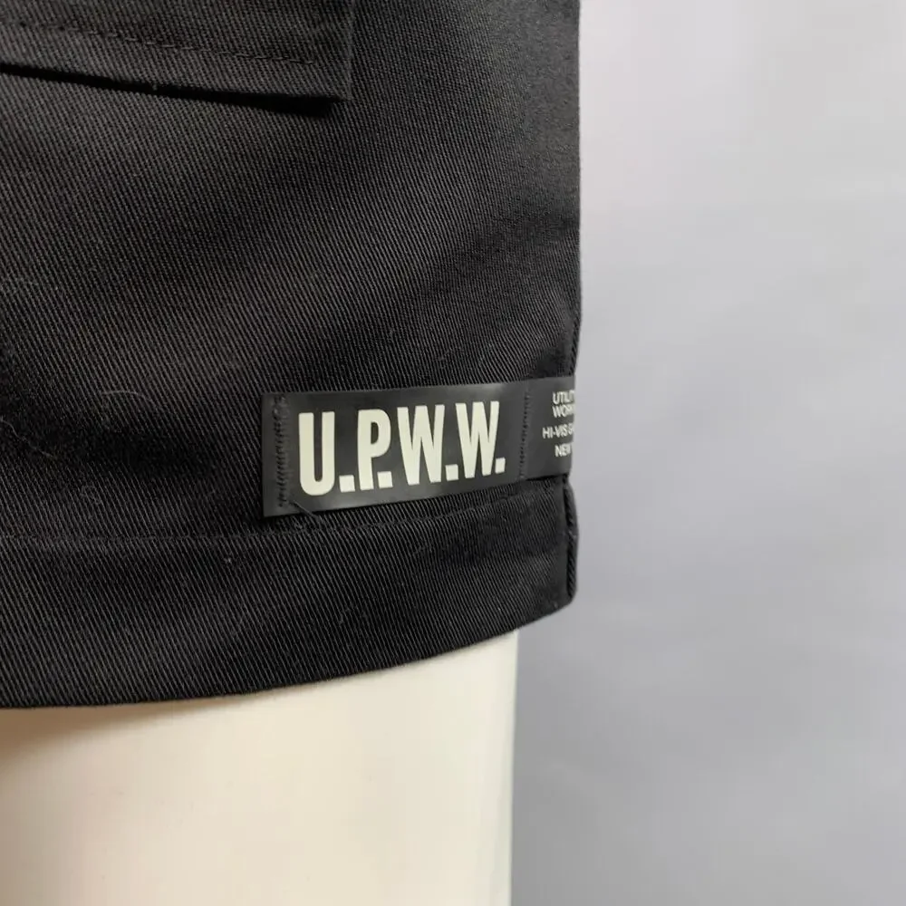 U.P.W.W. Size S Black Pink Photo Polyester Cotton Jacket